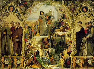 The Seeds and Fruit of English Poetry Ford Madox Brown